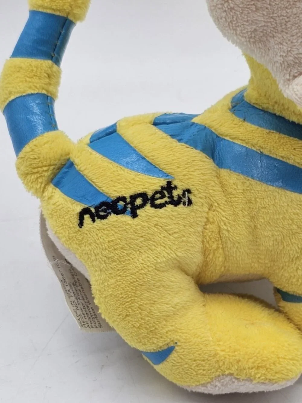 Neopets Yellow Kougra Tiger Plush Video Game Toy Rare - Picture 3 of 11